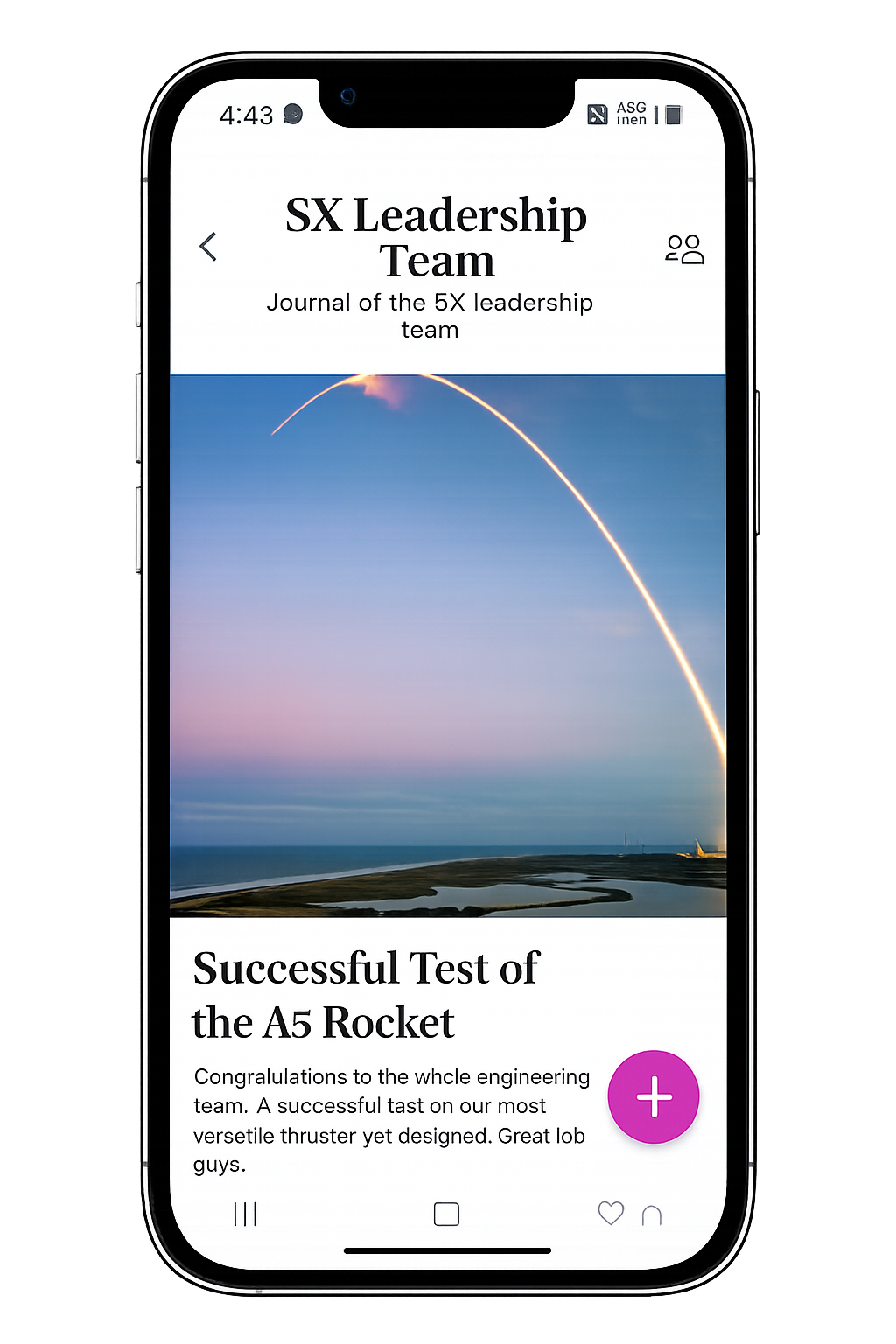 Journale app preview